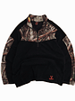 Fleece con panel camuflado  Huntworth  Negro - Miniatura 4