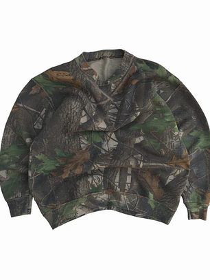 Poleron Crewneck Camuflado  