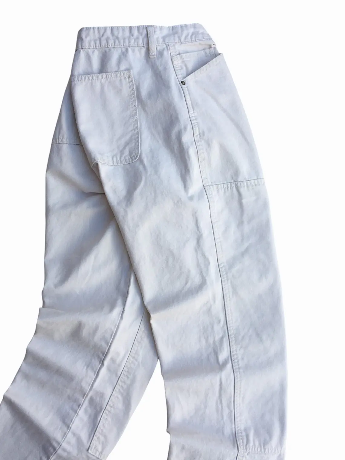 Pantalon Carpintero Blanco 4