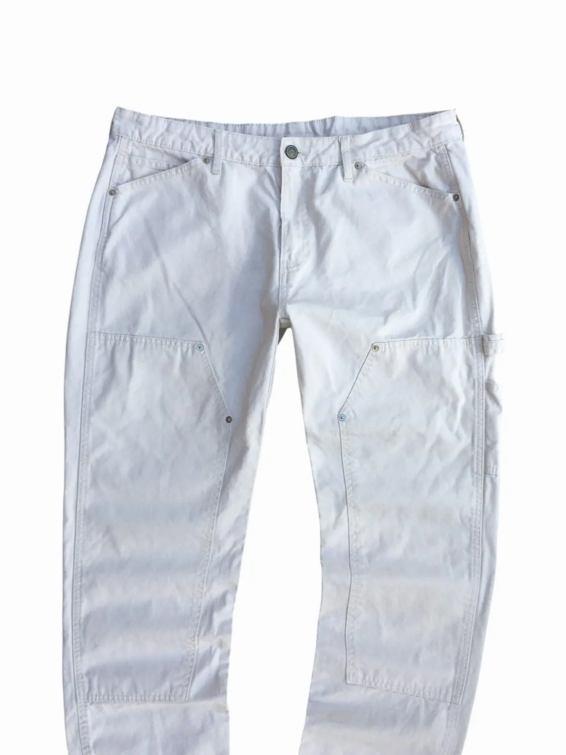 Pantalon Carpintero Blanco 5