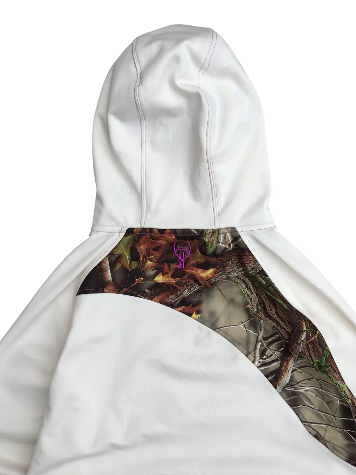 Poleron Hoodie Camuflado Huntworth Blanco 3