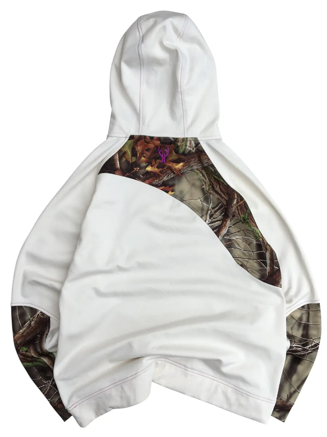 Poleron Hoodie Camuflado Huntworth Blanco 6