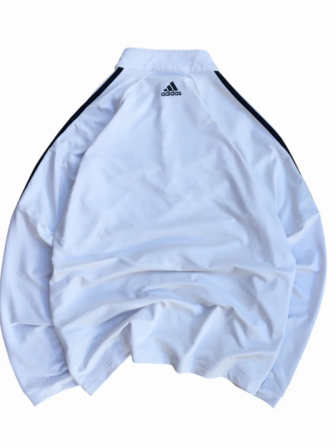 Poleron Crewneck Half Zip Adidas Golf Blanco 3