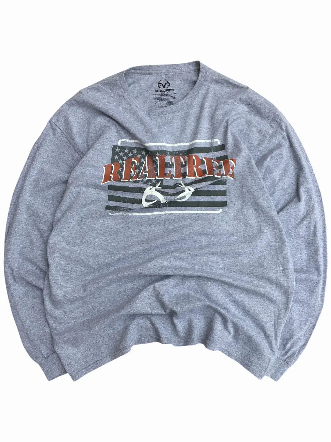 Polera Manga Larga  Realtree Gris 2