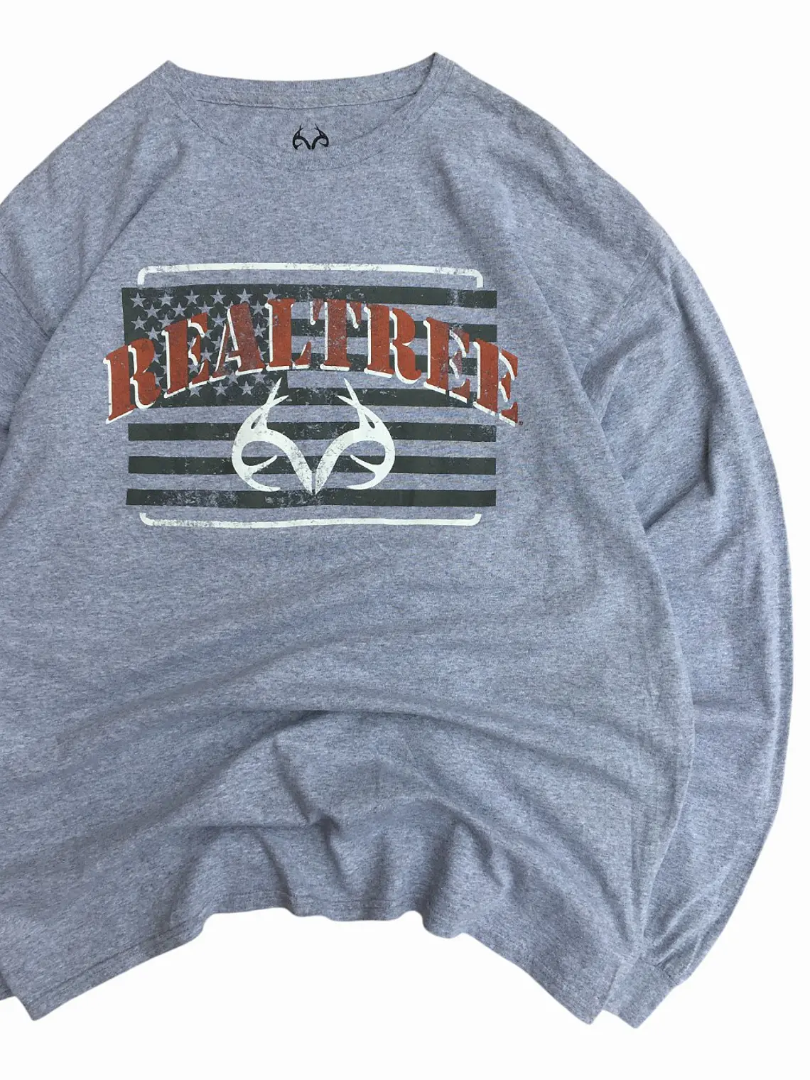 Polera Manga Larga  Realtree Gris 3