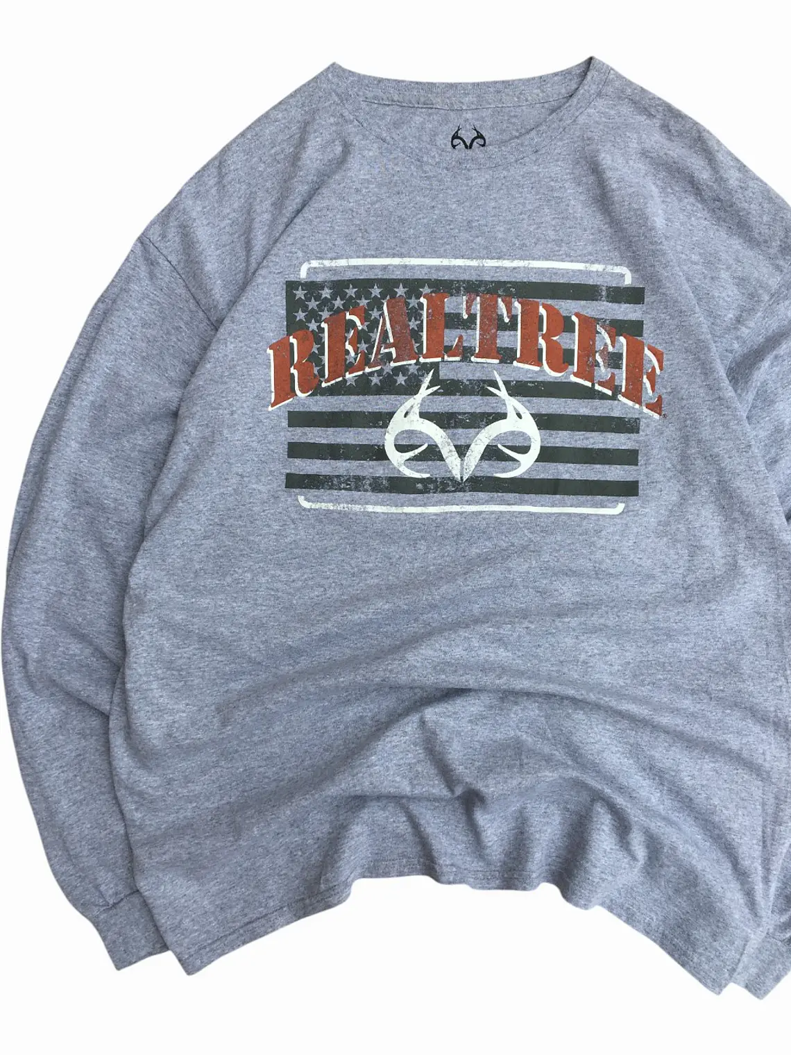 Polera Manga Larga  Realtree Gris 4