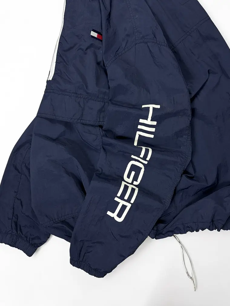 Cortaviento Bolsillo Canguro, Cintura Ajustable  Tommy Hilfiger Azul Marino 5