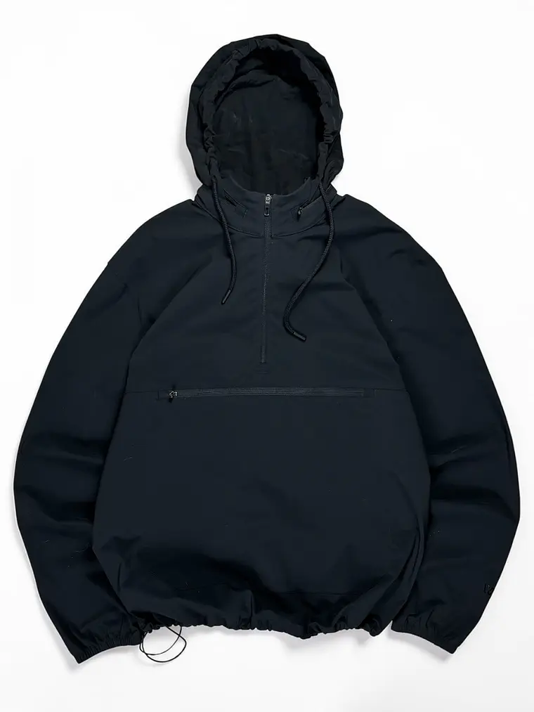 Cortaviento Bolsillo Canguro Cintura Ajustable  Sin Marca  Negro 1