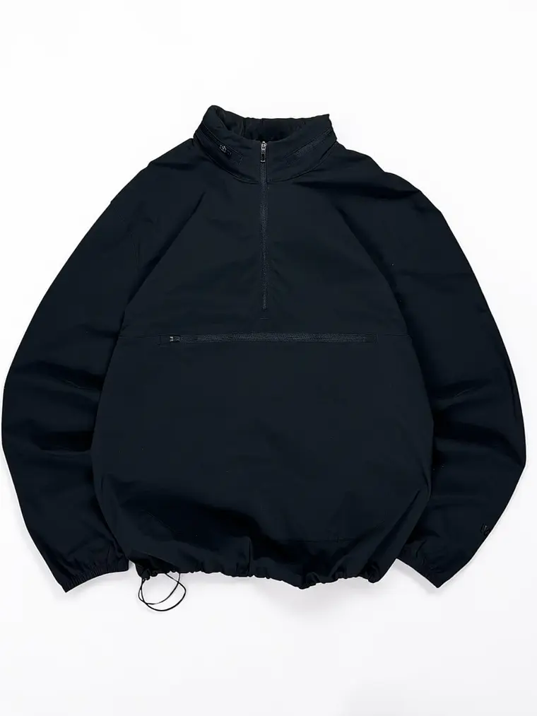 Cortaviento Bolsillo Canguro Cintura Ajustable  Sin Marca  Negro 3