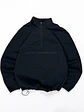 Cortaviento Bolsillo Canguro Cintura Ajustable  Sin Marca  Negro - Miniatura 3