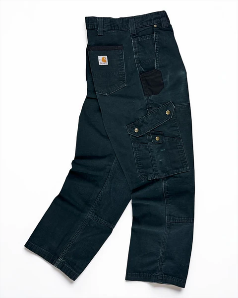 Pantalon Cargo Destroyed Carhartt Negro
