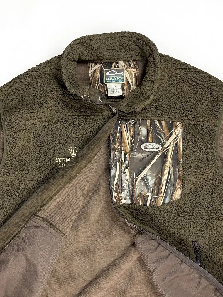 Fleece Vest Sherpa  Drake Café  6