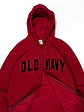 Fleece Full zip Old Navy  Rojo  - Miniatura 3