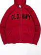 Fleece Full zip Old Navy  Rojo  - Miniatura 4