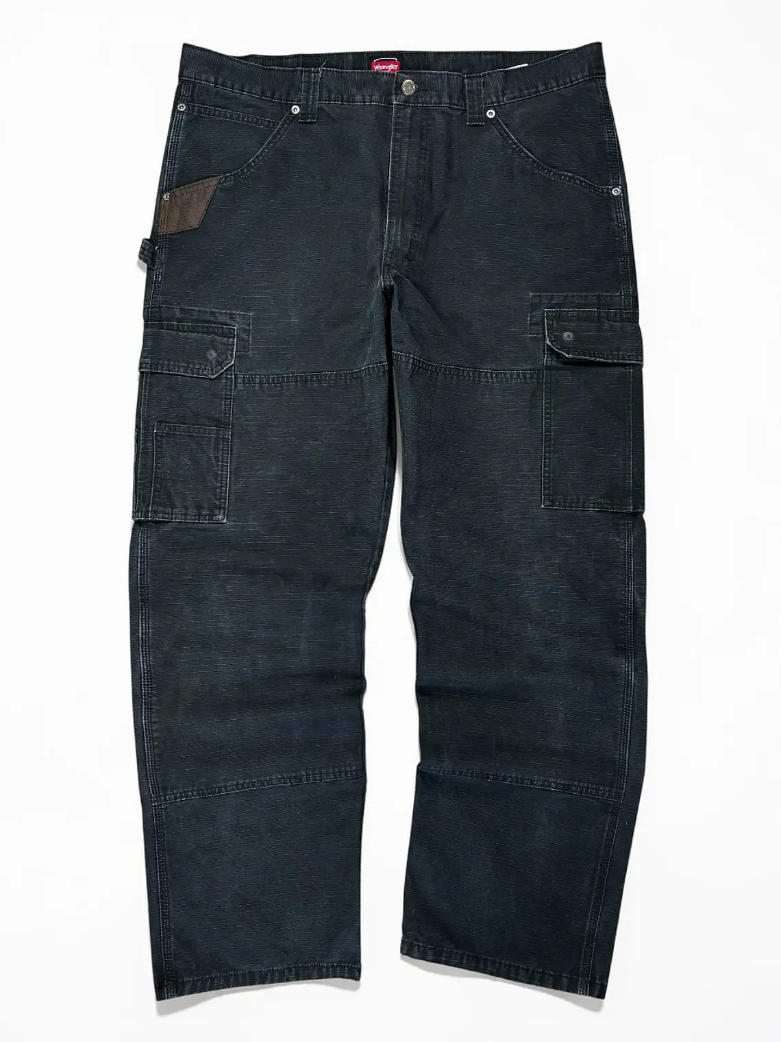 Pantalon Cargo carpintero  Wrangler Work Wear Negro  2