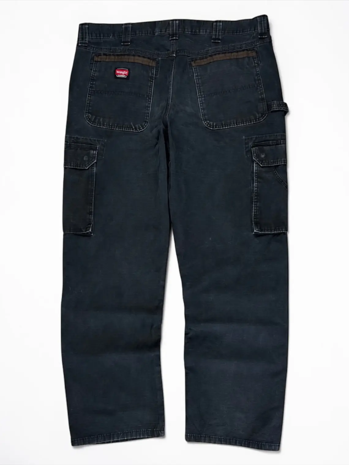 Pantalon Cargo carpintero  Wrangler Work Wear Negro  3