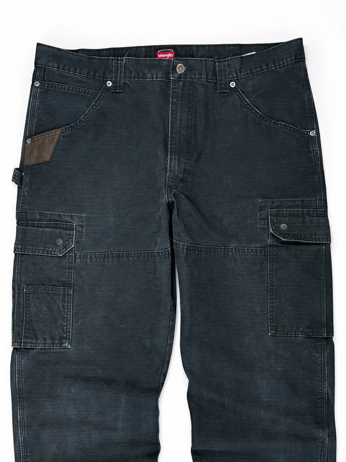 Pantalon Cargo carpintero  Wrangler Work Wear Negro  4