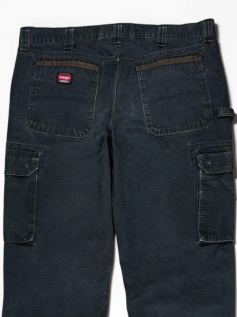 Pantalon Cargo carpintero  Wrangler Work Wear Negro  5