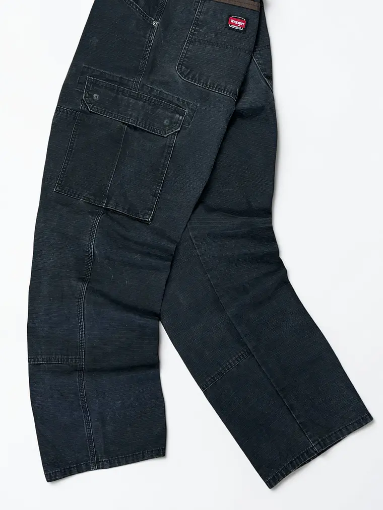 Pantalon Cargo carpintero  Wrangler Work Wear Negro  6