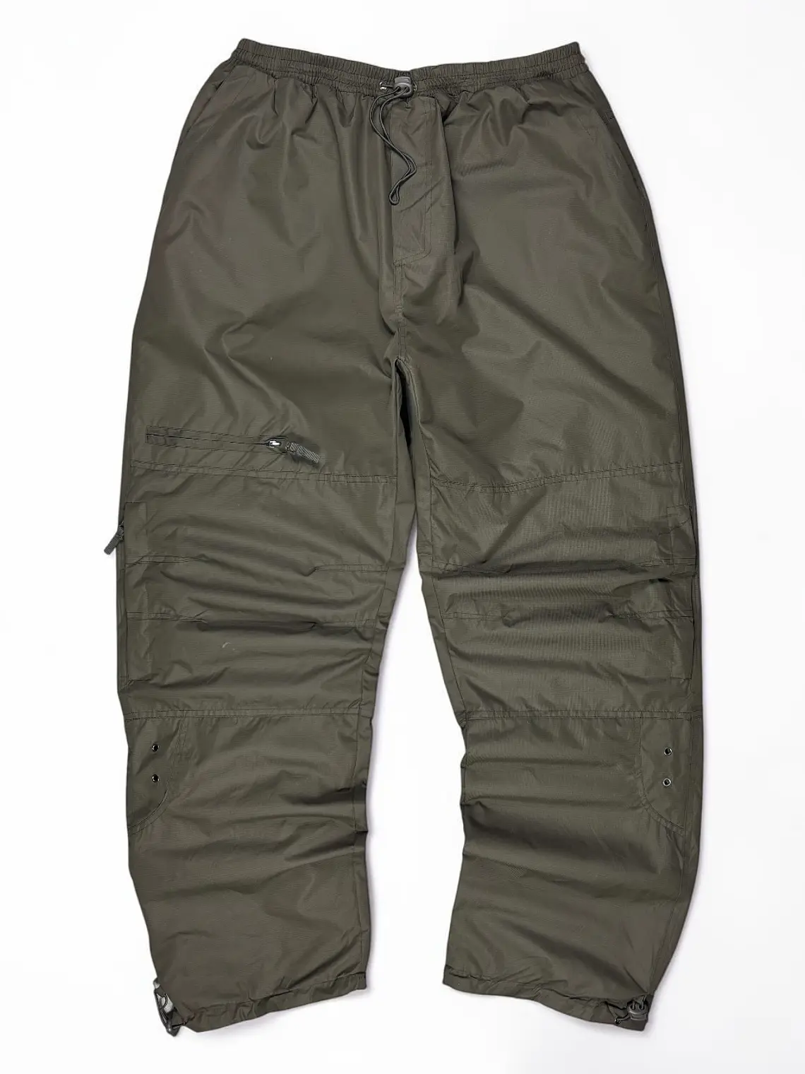 Pantalon Resiste agua y viento, tipo cargo, cintura y botas ajustabl Térmico  2