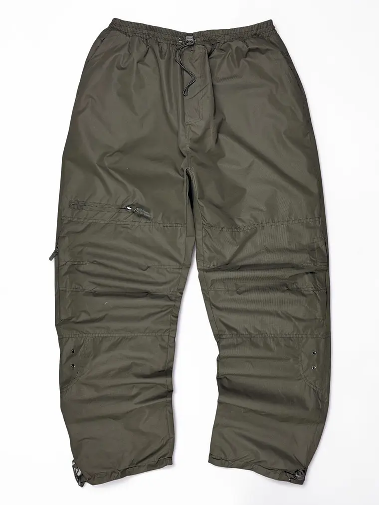 Pantalon Resiste agua y viento, tipo cargo, cintura y botas ajustabl Térmico  2