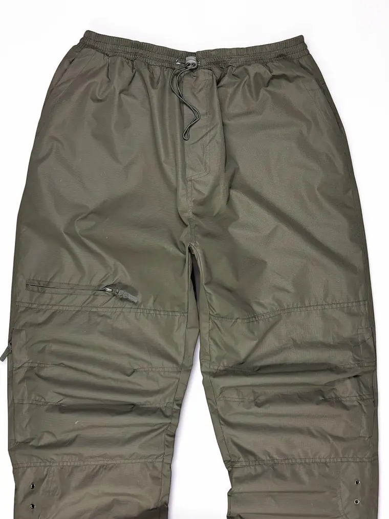 Pantalon Resiste agua y viento, tipo cargo, cintura y botas ajustabl Térmico  4