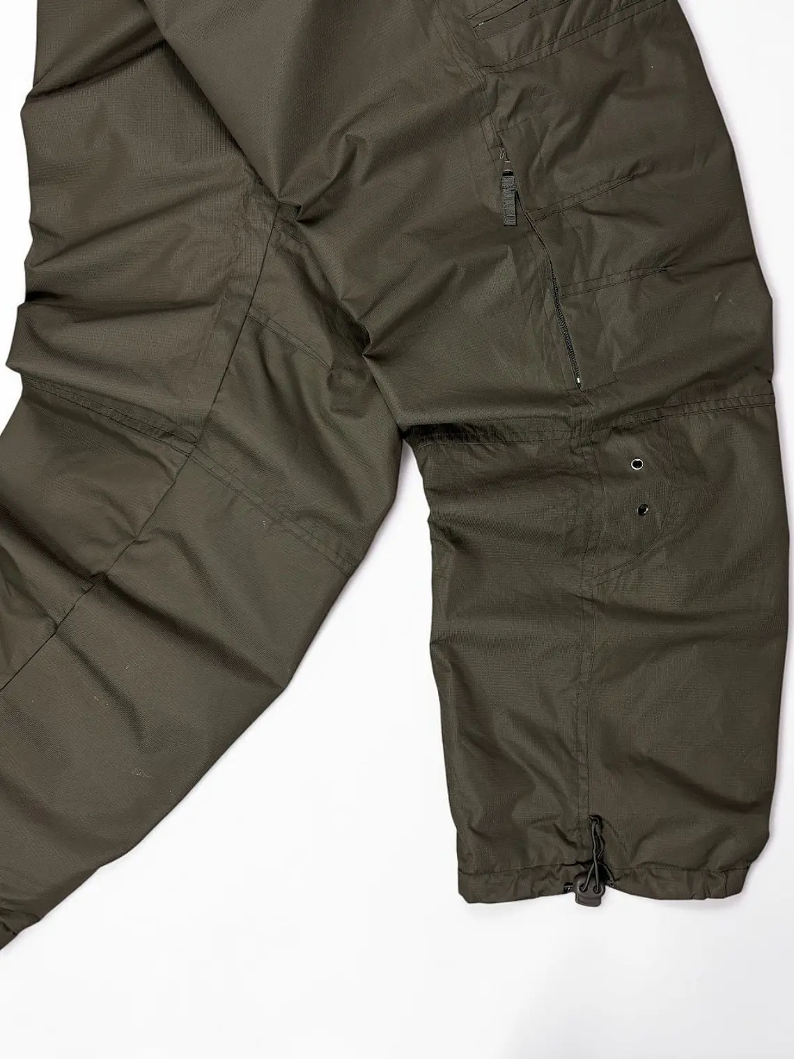 Pantalon Resiste agua y viento, tipo cargo, cintura y botas ajustabl Térmico  6