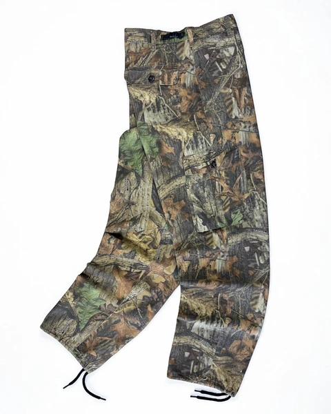 Pantalon cargo cintura ajustable camuflado  