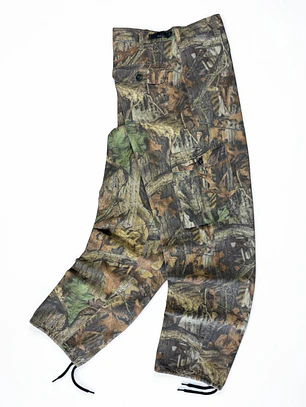 Pantalon cargo cintura ajustable camuflado  