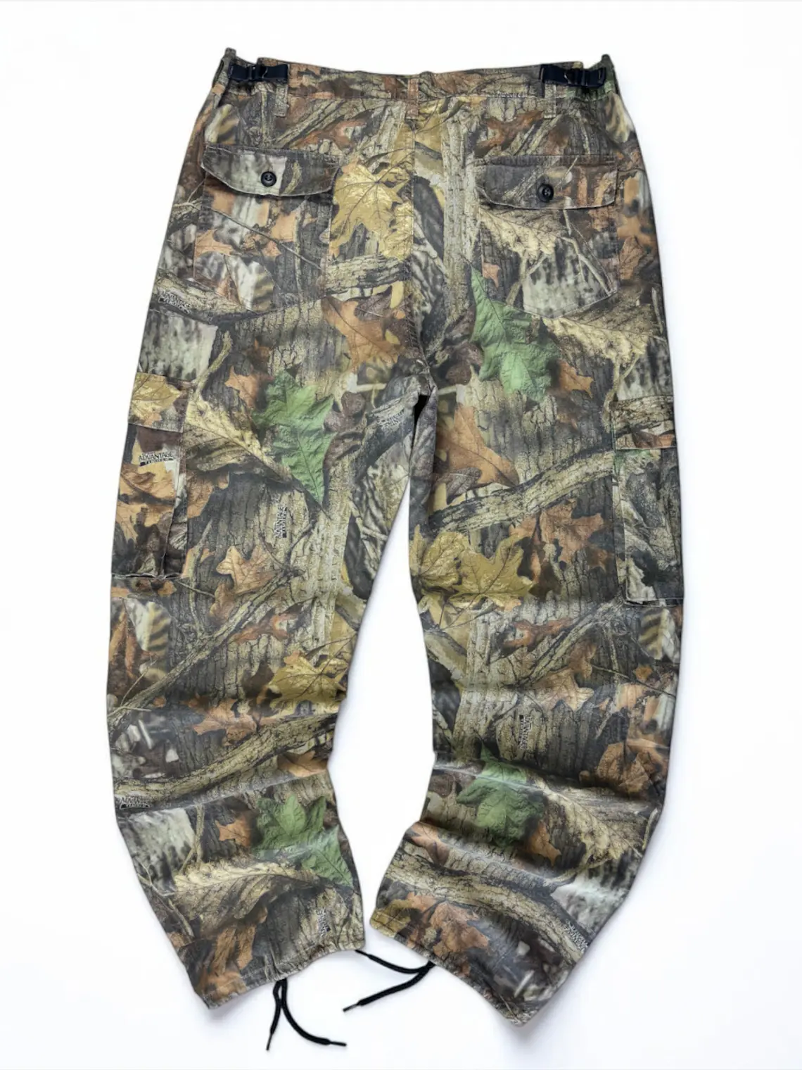 Pantalon cargo cintura ajustable camuflado   3