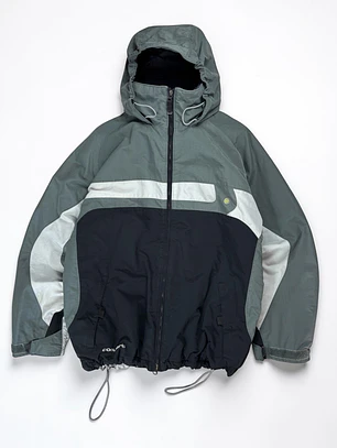 Chaqueta Tipo parka de nueve acolchada, impermeable.  Columbia  Gris/negro 