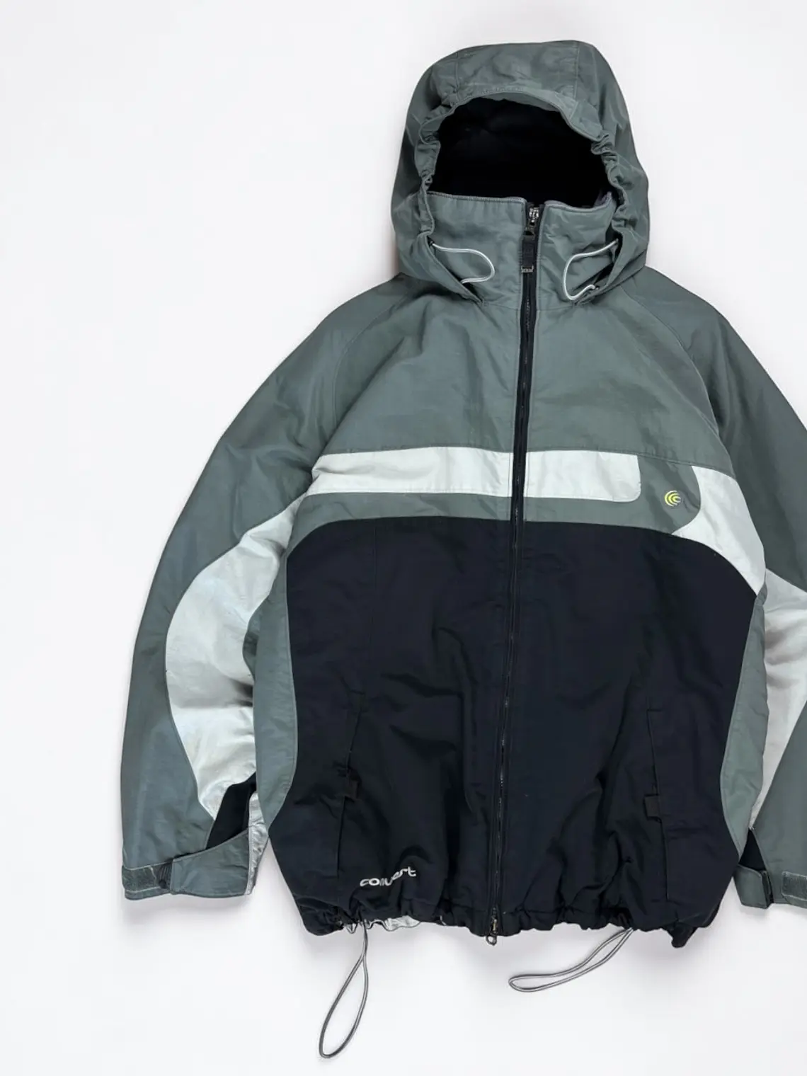 Chaqueta Tipo parka de nueve acolchada, impermeable.  Columbia  Gris/negro  4
