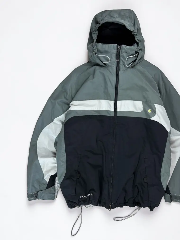 Chaqueta Tipo parka de nueve acolchada, impermeable.  Columbia  Gris/negro  4