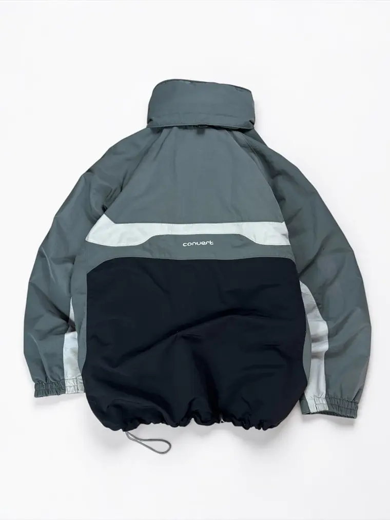 Chaqueta Tipo parka de nueve acolchada, impermeable.  Columbia  Gris/negro  6
