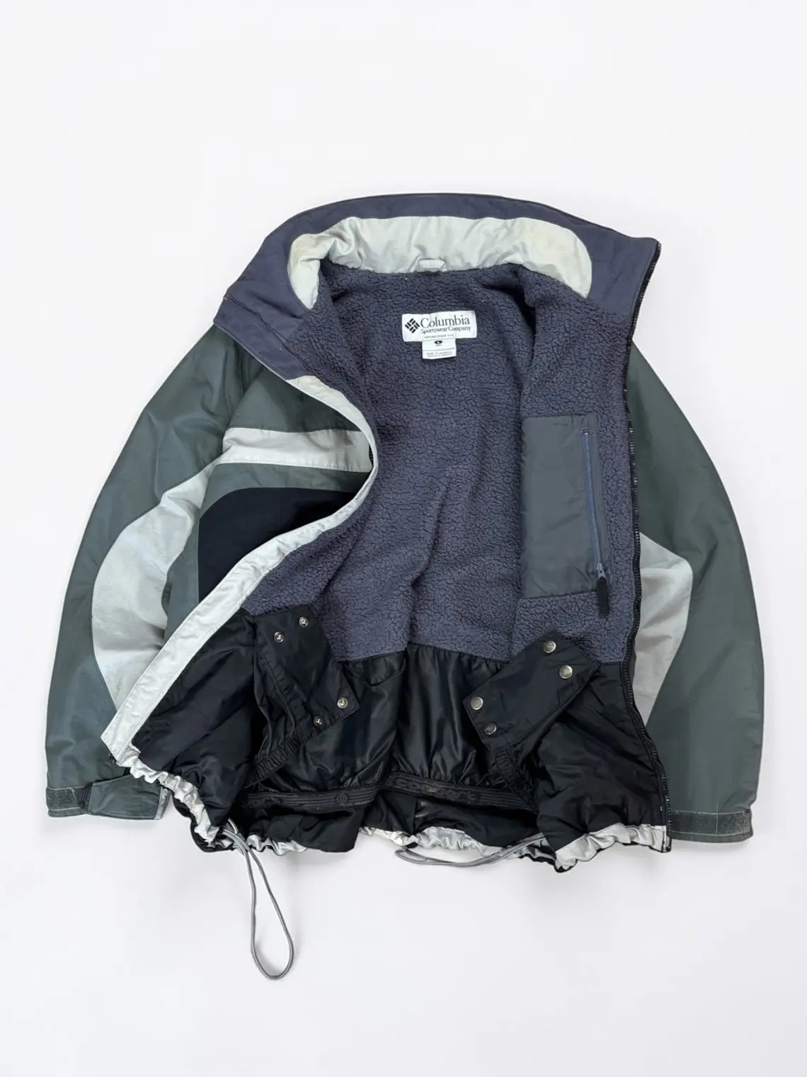 Chaqueta Tipo parka de nueve acolchada, impermeable.  Columbia  Gris/negro  7