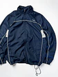 Cortaviento Full zip, cintura ajustable Reebok Azul Marino  - Miniatura 4