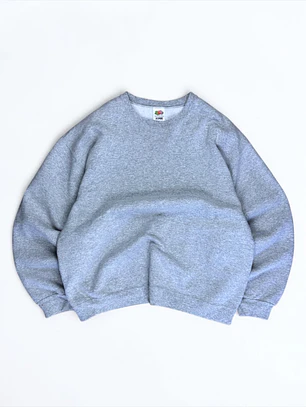 Poleron sin gorro Básico Gris