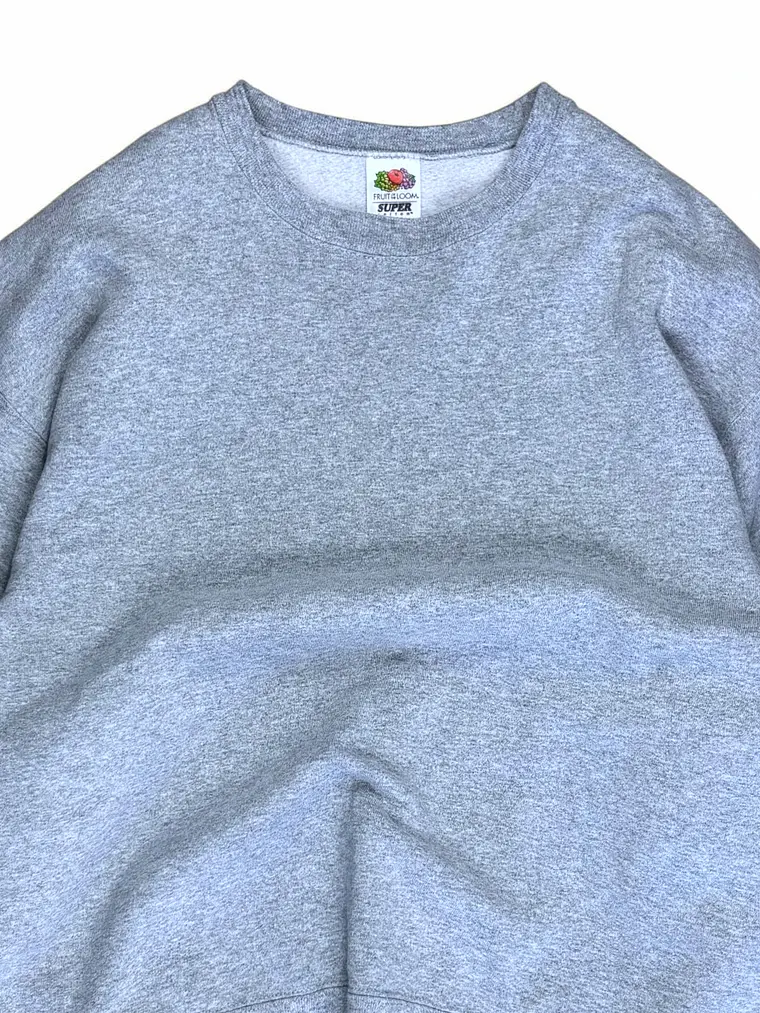 Poleron sin gorro Básico Gris 4