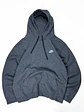 Poleron Tag bordado  Nike Gris - Miniatura 1