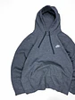 Poleron Tag bordado  Nike Gris - Miniatura 3