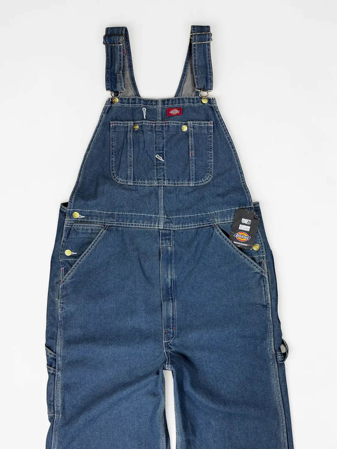 Jardinera Nueva con etiqueta Dickies  Mezclilla Oxidada 4