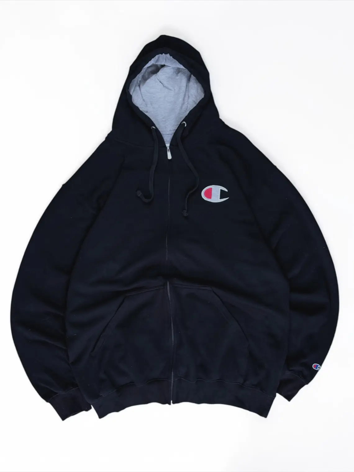 Poleron Full zip Champion  Negro 1