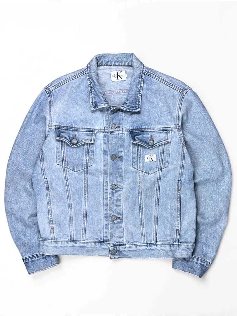 Chaqueta Trucker vintage  Calvin Klein  Azul Claro  1