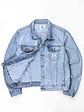 Chaqueta Trucker vintage  Calvin Klein  Azul Claro  - Miniatura 2