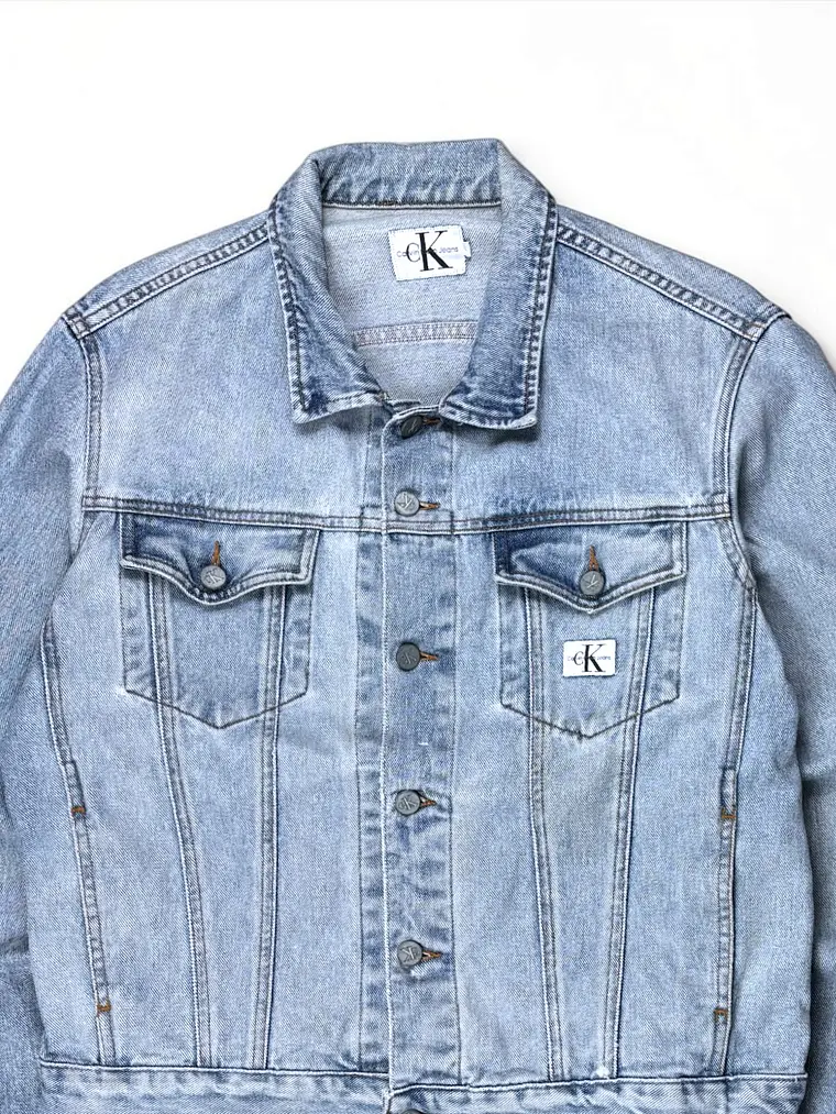 Chaqueta Trucker vintage  Calvin Klein  Azul Claro  5