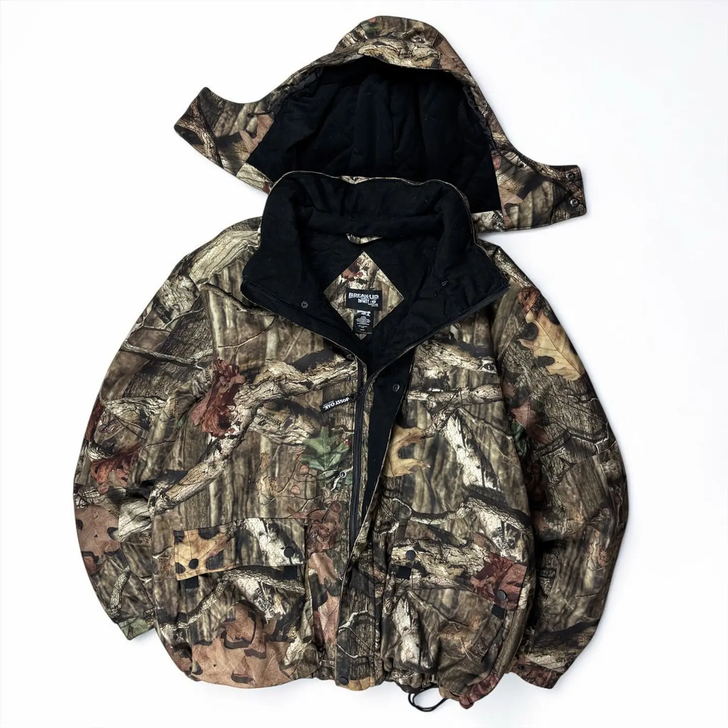 Chaqueta camuflado cintura, manga, gorro y puño ajustable Mossy Oak 4