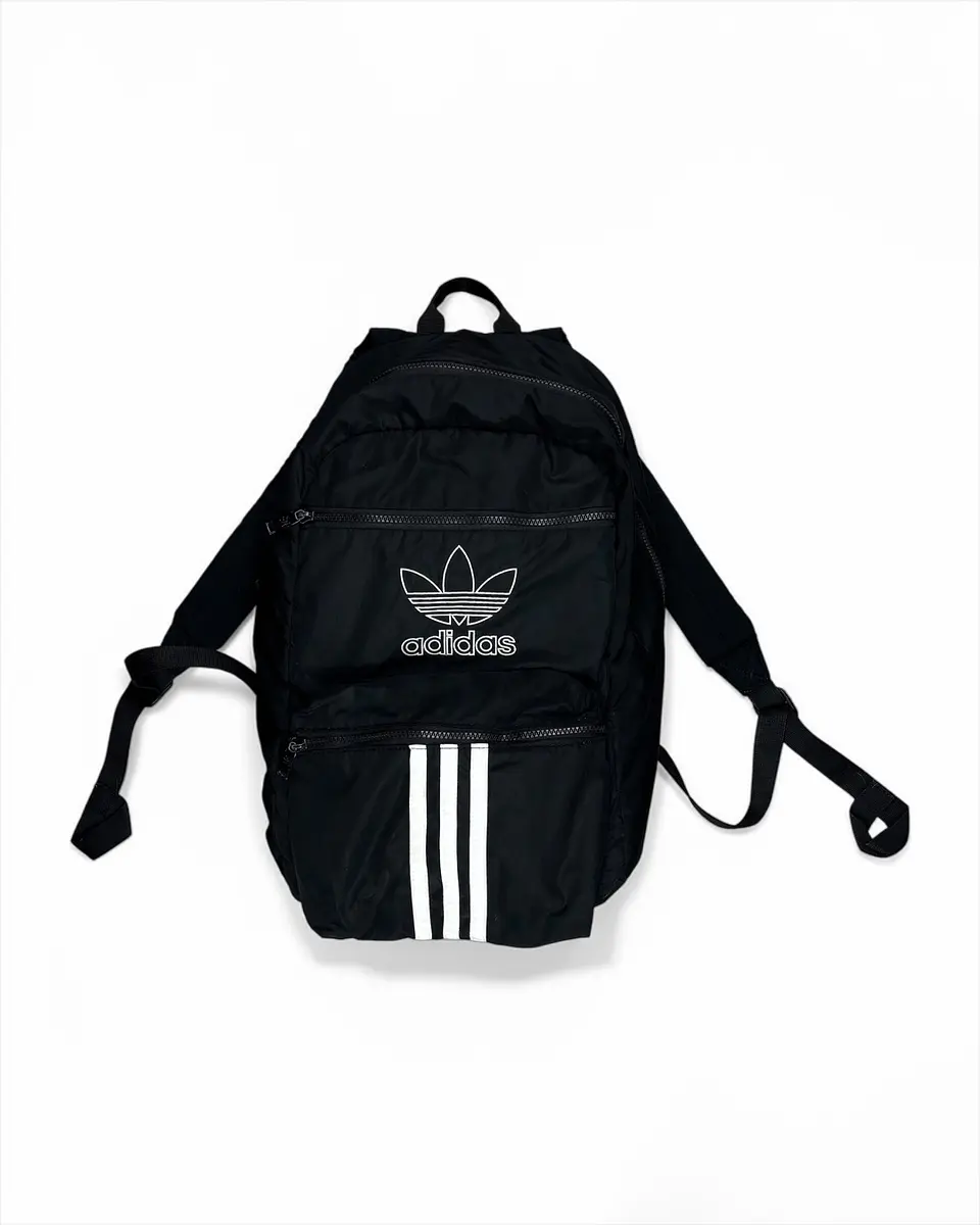 Mochila National 3-Stripes  Adidas Originals  Negra  1