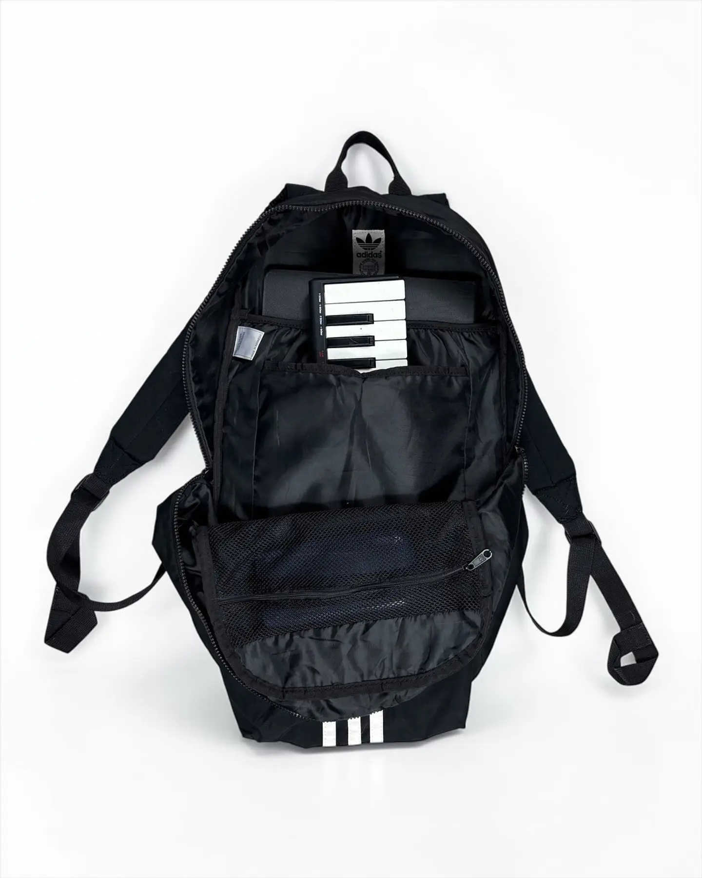 Mochila National 3-Stripes  Adidas Originals  Negra  3