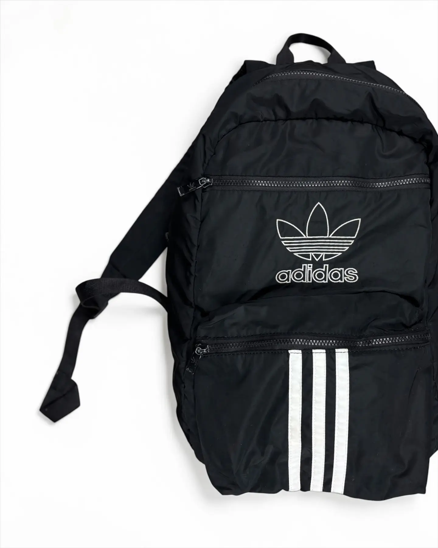 Mochila National 3-Stripes  Adidas Originals  Negra  4