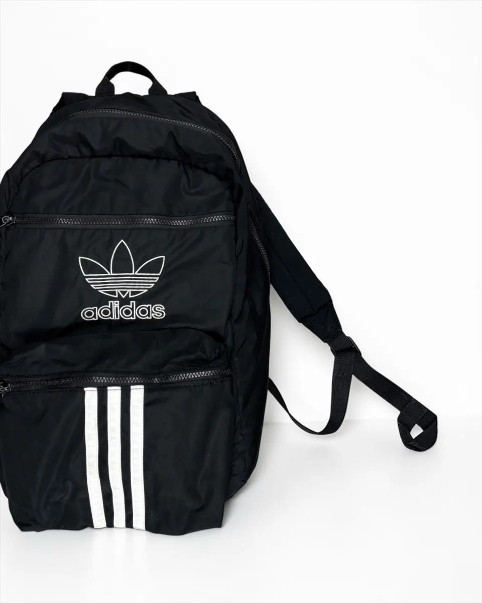 Mochila National 3-Stripes  Adidas Originals  Negra  5